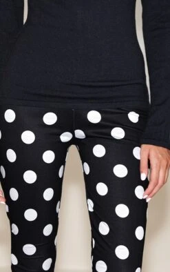 Prettylittlething Black Polka Dot Capri's -Pretty Little Thing Shop 7af920aaa00fc865557212cc83a86789e95090e9 CNO7991 4 black polka dot capri s