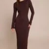 Prettylittlething Chocolate Soft Touch Jersey Long Sleeve Maxi Dress 10 Prettylittlething Chocolate Soft Touch Jersey Long Sleeve Maxi Dress -Pretty Little Thing Shop 7b296c5fb7f3c997d3864383d496860ff90f437c CNO3518 1 chocolate soft touch jersey long sleeve maxi dress