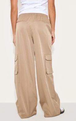Prettylittlething Stone Drawstring Cargo Pocket Detail Straight Leg Pants -Pretty Little Thing Shop 7c3f3378dfe49d803c4924dbb95c53a250c5e25a CNL9096 3 stone drawstring cargo pocket detail straight leg trousers