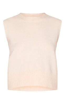 Prettylittlething Ecru Marl Soft Knit High Sleeveless Top -Pretty Little Thing Shop 7cabce7bb5d5211dcb1af032a7bd46dcbde5de74 cnl9595 5
