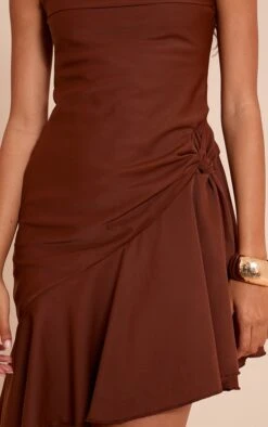 Prettylittlething Chocolate Chiffon Tie Detail Shift Mini Dress -Pretty Little Thing Shop 7d68e9caa1861643aaef54f670483235cfb683d7 CNN3577 4 chocolate chiffon tie detail shift mini dress