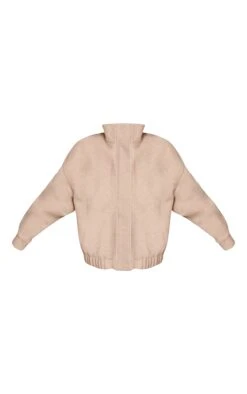 Prettylittlething Cream Funnel Neck Bomber Jacket -Pretty Little Thing Shop 7dec09d12724973beadc2a0c11e7db3f860d379a CNN8545 5 light grey funnel neck bomber jacket