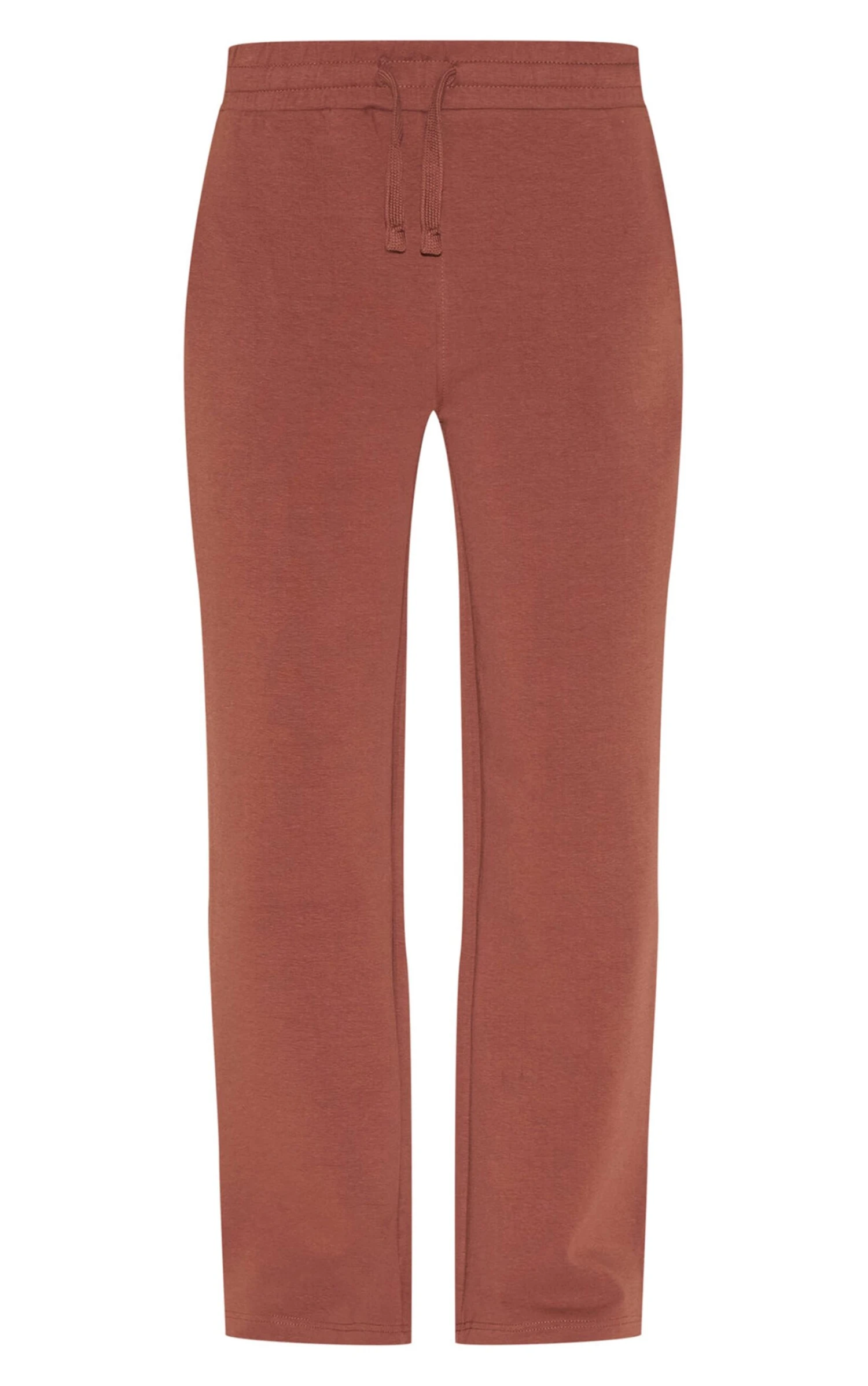 Prettylittlething Chocolate Interlock Wide Leg Split Hem Sweatpants 5 Prettylittlething Chocolate Interlock Wide Leg Split Hem Sweatpants - Image 5