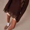 Chocolate Round Neck Fringe Hem Oversized Sweater -Pretty Little Thing Shop 7e631d77978d221dde408785b8538b495f2e2f23 CNN9697 1 chocolate round neck fringe hem oversized jumper