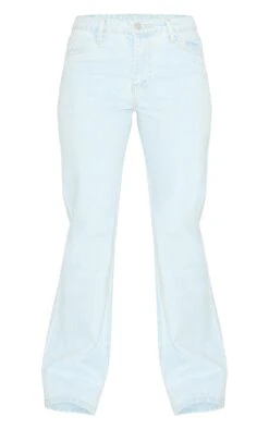 Prettylittlething Light Blue Mid Waist Straight Leg Jeans -Pretty Little Thing Shop 7e6b27630042b485812a2af47b4f33ae95d371d7 CNL7942 5 light blue mid waist straight leg jeans