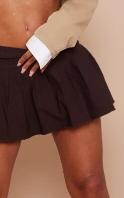 Prettylittlething Brown Stretch Woven Low Rise Pleated Micro Mini Skirt 10 Prettylittlething Brown Stretch Woven Low Rise Pleated Micro Mini Skirt -Pretty Little Thing Shop 7ecc5a8dee8b7198260addab8440e2eee8f41f54 cmy1215 5