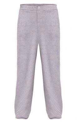 Prettylittlething Grey Marl Boyfriend Style Wide Leg Stripe Pant -Pretty Little Thing Shop 7f32de8fe1780791632b1bedd51ed113d5225c2e cno5792 5 grey marl boyfriend style wide leg trouser