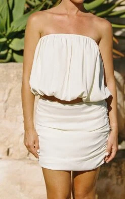 Prettylittlething Cream Chiffon Ruched Drape Mini Skirt -Pretty Little Thing Shop 7f918c0b28e7160c6e825cd41daa00abee54435a CNN4210 4 cream chiffon ruched drape mini skirt