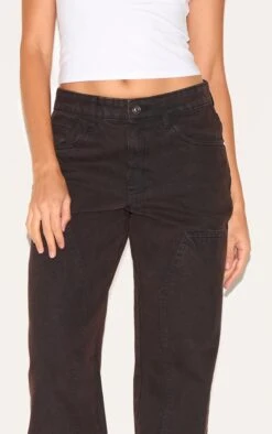 Prettylittlething Dark Chocolate Carpenter Style Cargo Pocket Jeans 8 Prettylittlething Dark Chocolate Carpenter Style Cargo Pocket Jeans -Pretty Little Thing Shop 80018a9643b49741b0978462eb55b262a7f8c6f1 CNL0366 4 dark chocolate carpenter style cargo pocket jeans