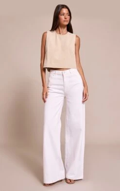 Prettylittlething Washed Stone Round Neck Boxy Denim Top -Pretty Little Thing Shop 802f9bc0ca91d6bd61faf0447c8a62a549d57737 CNN2168 3 washed stone round neck boxy denim top