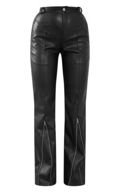 Prettylittlething Black Faux Leather Zip Seam Detail Straight Leg Pants 9 Prettylittlething Black Faux Leather Zip Seam Detail Straight Leg Pants -Pretty Little Thing Shop 8062e0f905b2b269fc6dff334b8e83186b663b6b CMZ7537 5