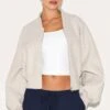 Prettylittlething Stone Ruched Sleeve Cropped Bomber Jacket 10 Prettylittlething Stone Ruched Sleeve Cropped Bomber Jacket -Pretty Little Thing Shop 80a18b5d1d0b5e1847f575dd9145a2811b8ffa9c CNL7597 1 stone ruched sleeve cropped bomber jacket