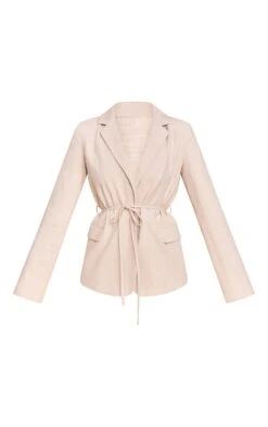 Prettylittlething Stone Tie Waist Linen Look Blazer -Pretty Little Thing Shop 8254927e19f09a7c5c1b62e67eb9f7ff1d45b666 CNN2510 5 stone tie waist linen look blazer