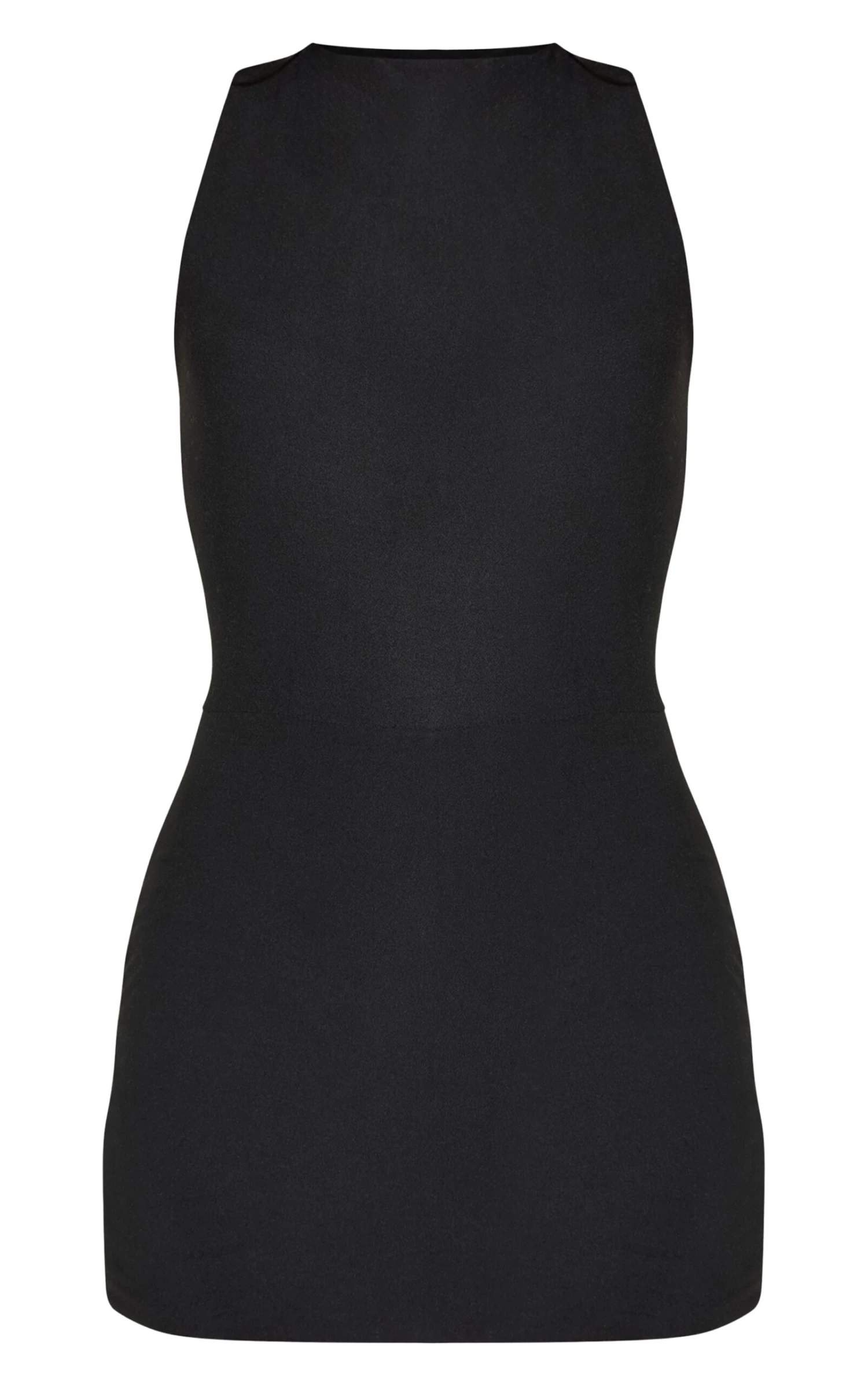 Prettylittlething Black Soft Touch High Neck Skort Romper 5 Prettylittlething Black Soft Touch High Neck Skort Romper - Image 5