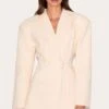Prettylittlething Cream Linen Blend Tie Detail Blazer Dress -Pretty Little Thing Shop 82e9f158b789f4301d9f93174c1017cdaabe5af3 CNM7474 1 cream linen blend tie detail blazer dress