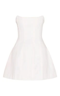 Prettylittlething Premium White Woven Boned Bandeau Detail Shift Dress 9 Prettylittlething Premium White Woven Boned Bandeau Detail Shift Dress -Pretty Little Thing Shop 835237926212ac9e4ac743288133f41f11c8dc47 cni2707 5