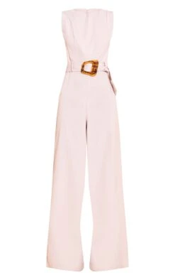 Prettylittlething Stone Woven Boat Neck Straight Leg Jumpsuit -Pretty Little Thing Shop 83977ebf63089036490c39ea03846ecd172df15c CNO3081 5 stone woven boat neck straight leg jumpsuit