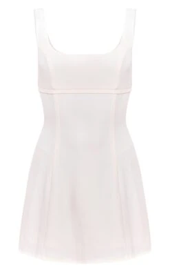Prettylittlething White Tailored Woven Bust Seam Sleeveless Shift Dress -Pretty Little Thing Shop 839e78bcf1d74b75dc40f94cfa1cf45c99b68ac0 CNN8112 5 white tailored woven bust seam sleeveless shift dress