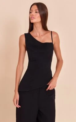 Prettylittlething Black Chiffon Straight Leg Pant -Pretty Little Thing Shop 83d156dbd2efac16d5cb398ca068b304af095320 CNO3600 4 black chiffon straight leg trouser