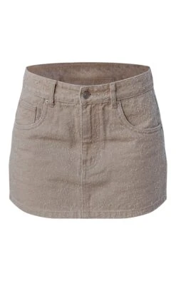Prettylittlething Beige Boucle Denim Mini Skirt -Pretty Little Thing Shop 851e89669ea54723d5475d3bde39c9225334b2a9 CNN6729 6 beige boucle denim mini skirt