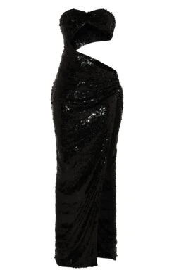 Prettylittlething Black Sequin Extreme Cut Out Maxi Dress -Pretty Little Thing Shop 85421d98cebb817fca5da9cc4d1280ac3e015d92 CNK7216 5