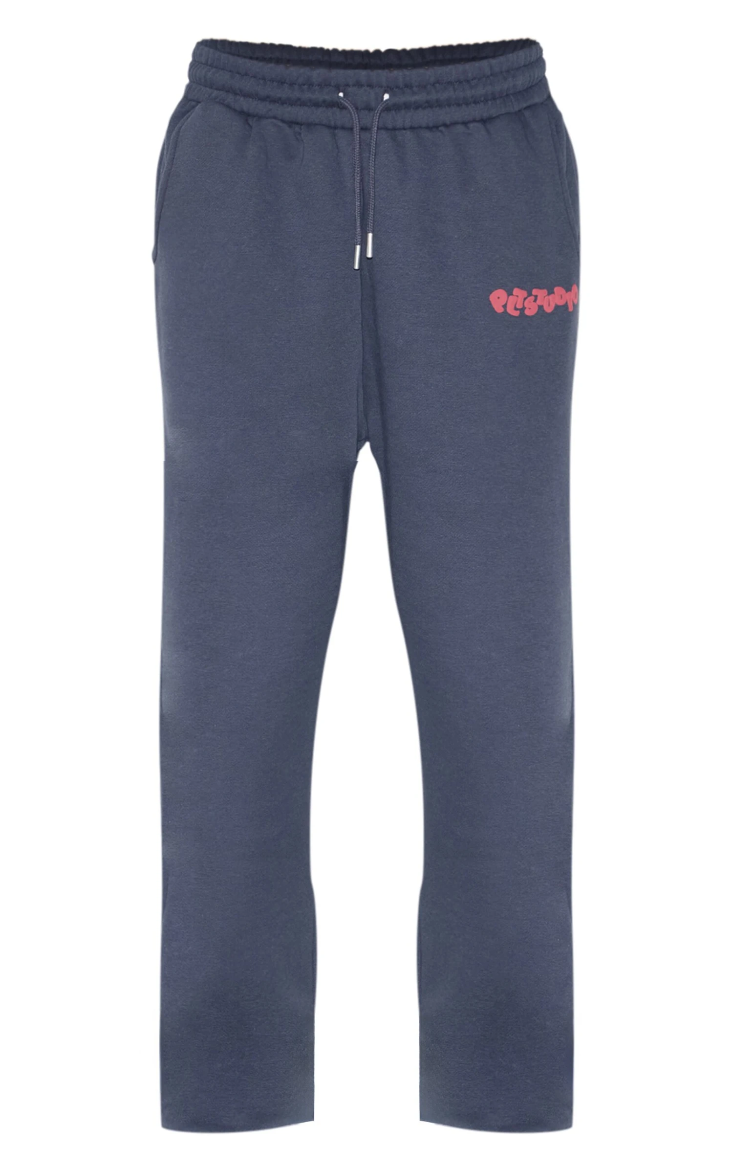 Prettylittlething Midnight Blue PLT Studio Archive Puff Print Drawstring Cuffed Sweatpants 5 Prettylittlething Midnight Blue PLT Studio Archive Puff Print Drawstring Cuffed Sweatpants - Image 5