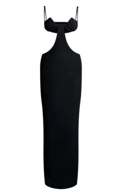 Prettylittlething PLT Label Black Extreme Cut Out Bust Detail Tailored Maxi Dress 9 Prettylittlething PLT Label Black Extreme Cut Out Bust Detail Tailored Maxi Dress -Pretty Little Thing Shop 86ad1162e0376db4218cb0ab54f35ce0e05c0841 CNJ9795 5