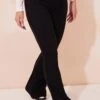 Prettylittlething Black Rib High Waist Seam Detail Flared Pants -Pretty Little Thing Shop 86dc7b3470b478dcbd7625c9a091dde081f70f67 cmz9540 2