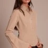 Prettylittlething Taupe Seam Detail Fitted Shirt -Pretty Little Thing Shop 871a1bab529111395504e432289af798cf74ad5f CNO5398 1 taupe seam detail fitted shirt