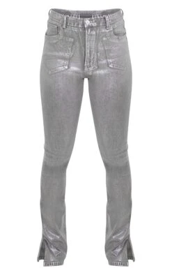Prettylittlething Silver Metallic Foil Effect Flared Jeans 9 Prettylittlething Silver Metallic Foil Effect Flared Jeans -Pretty Little Thing Shop 8728a224f7b900eba9c6a23c703aa594c75d9b71 cnj9779 5