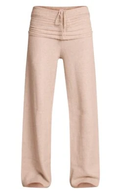 Prettylittlething Oatmeal Rib Soft Knit Fold Over Pant -Pretty Little Thing Shop 8891f5819f97905fb4797e7bba03824560c2830d CNN7191 5 oatmeal rib soft knit fold over trouser