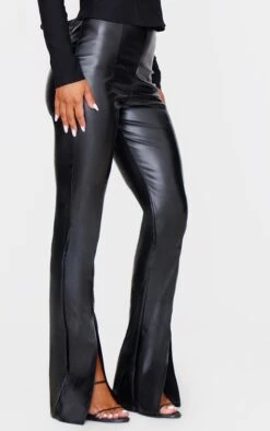 Prettylittlething Black Faux Leather Seam Detail Split Hem Pants 9 Prettylittlething Black Faux Leather Seam Detail Split Hem Pants -Pretty Little Thing Shop 889d87155b65fa41ca5ccc92ac16e9a9cb6f72c8 cml5609 4