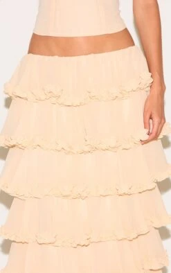 Prettylittlething Cream Chiffon Tiered Frill Maxi Skirt 8 Prettylittlething Cream Chiffon Tiered Frill Maxi Skirt -Pretty Little Thing Shop 88dab762174338e8e317a30d23693230d413b568 CNN1382 4 cream chiffon tiered frill maxi skirt