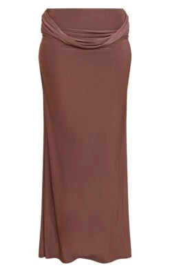Prettylittlething Mushroom Double Layer Slinky Drape Waist Maxi Skirt -Pretty Little Thing Shop 895d392c9ecdde001f7c77ada48050af7282bf61 CNN3159 5 mushroom double layer slinky drape waist maxi skirt