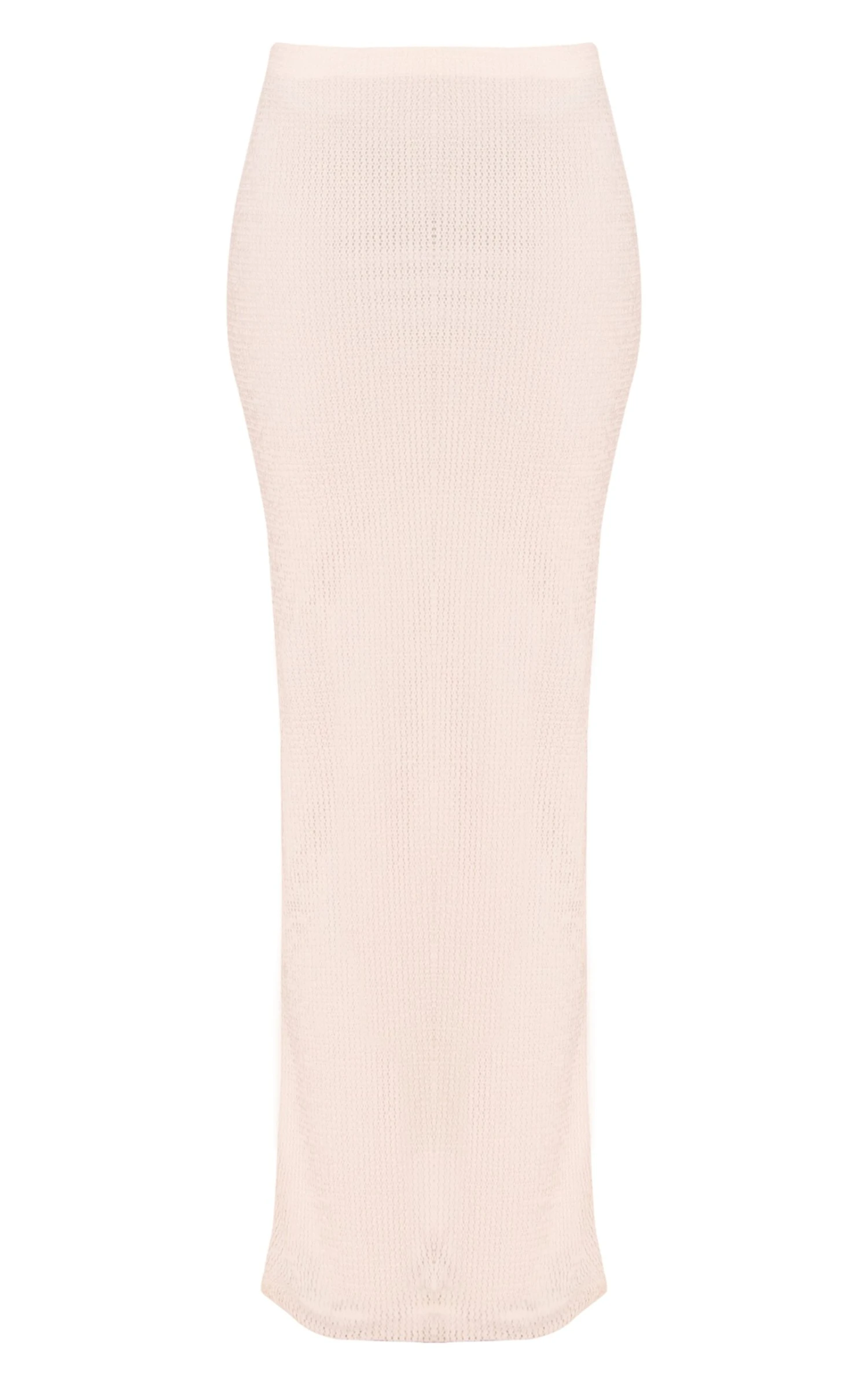 Tall White Textured Lined Maxi Skirt 5 Tall White Textured Lined Maxi Skirt - Image 5