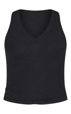 Prettylittlething Black Soft Rib V Neck Vest Top 9 Prettylittlething Black Soft Rib V Neck Vest Top -Pretty Little Thing Shop 89c65aa83df317dc68fae19e4d866d2ccb26a91f CNM9831 5 black soft rib v neck vest top