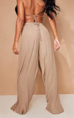 Prettylittlething Stone Linen Look Palazzo Beach Pants -Pretty Little Thing Shop 8a31d6a3d583808c4f9e776f4b8891b3943a568d cmv7012 3