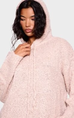 Prettylittlething Oatmeal Textured Bobble Knit Hoodie -Pretty Little Thing Shop 8a668fccf845cad44deb07768fbbd6730be01db0 cnj6087 4