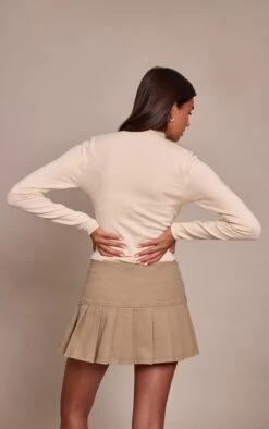 Stone Pleated Denim Mini Skirt -Pretty Little Thing Shop 8a864bb38f258ab414d29e15791c71771041cb47 CNO2664 3 stone pleated denim mini skirt