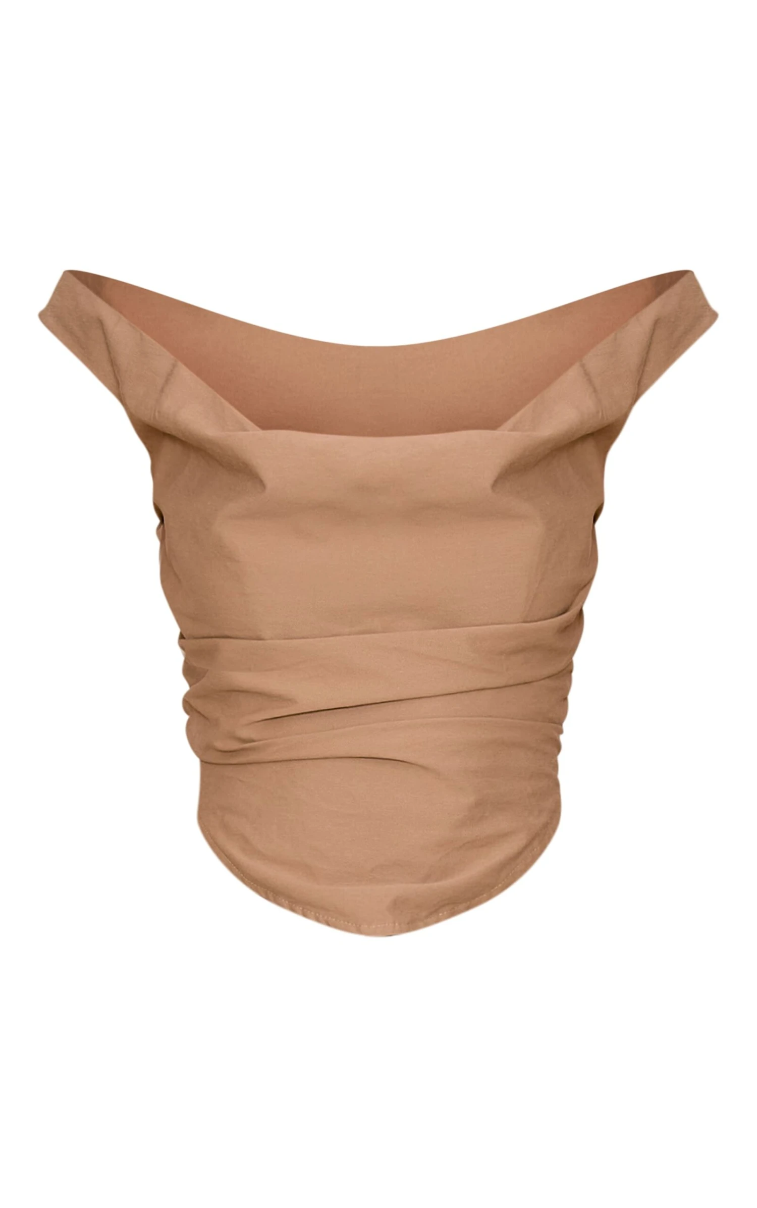 Prettylittlething Mushroom Ruched Corset Top 5 Prettylittlething Mushroom Ruched Corset Top - Image 5