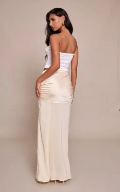 Prettylittlething Cream Satin Overlay Chiffon Maxi Skirt -Pretty Little Thing Shop 8b479b9619573a9b6a20c6d475b18a62b5d52378 CNN7481 3 cream satin overlay chiffon maxi skirt