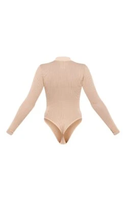 Prettylittlething Stone Contrast Snatched Rib Zip Up Long Sleeve Bodysuit -Pretty Little Thing Shop 8b79ffdbc780cb2bfacd246ee0961de07589c031 cmv3154 6