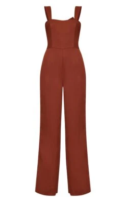 Prettylittlething Chocolate Woven Cut Out Bow Detail Jumpsuit 9 Prettylittlething Chocolate Woven Cut Out Bow Detail Jumpsuit -Pretty Little Thing Shop 8b7a6ef127da1b662c9811f747c6e7e88f1361a1 CNL7247 5 chocolate woven cut out bow detail jumpsuit