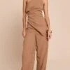 Prettylittlething Tan Woven One Shoulder Wide Leg Jumpsuit -Pretty Little Thing Shop 8baff704562ba3d85ab59b7c9c776eab5a328afe CNN7784 1 tan woven one shoulder wide leg jumpsuit