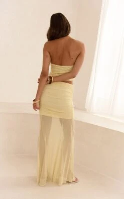 Prettylittlething Lemon Mesh Ruched Low Rise Maxi Skirt -Pretty Little Thing Shop 8bf85072b8edd587bca582f6726527067542ee23 CNN1520 3 lemon mesh ruched low rise maxi skirt
