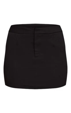 Black Woven Tailored Micro Mini Skirt -Pretty Little Thing Shop 8c68030bece2cba165943faa443c881d251d4d09 CNO2393 6 black woven tailored micro mini skirt