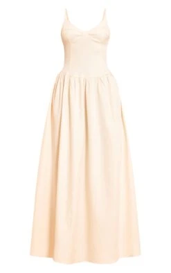 Cream Woven Strappy Bust Detail Maxi Dress 9 Cream Woven Strappy Bust Detail Maxi Dress -Pretty Little Thing Shop 8c7204a9d545d3ac6a1e8738c7ce536be7cc7593 CNO1454 5 cream woven strappy bust detail maxi dress