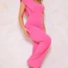 Prettylittlething Hot Pink One Shoulder Drape Detailed Jumpsuit -Pretty Little Thing Shop 8c791dc25c2fb772bc4dd1246d664d8478a8b1eb cmz9062 3