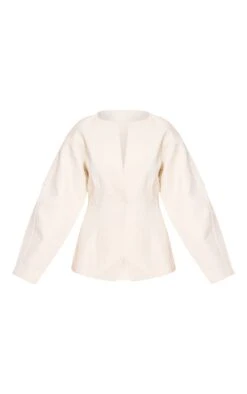 Cream Cocoon Sleeve Cinch Waist Blazer 9 Cream Cocoon Sleeve Cinch Waist Blazer -Pretty Little Thing Shop 8cb2d3f3d3326c44e510cef554f31cc67fdc9ac4 CNN9042 5 cream cocoon sleeve cinch waist blazer