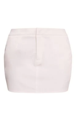 Cream Woven Tailored Micro Mini Skirt -Pretty Little Thing Shop 8d3feefa04cca0ac719f3861060ec194622520db CNO2394 6 cream woven tailored micro mini skirt